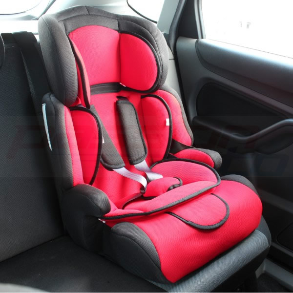 2 STAGE FULLY ADJUSTABLE CHILDS CAR BOOSTER SEAT FORWARD FACING BABY/CHILD/KIDS Enlarged Preview